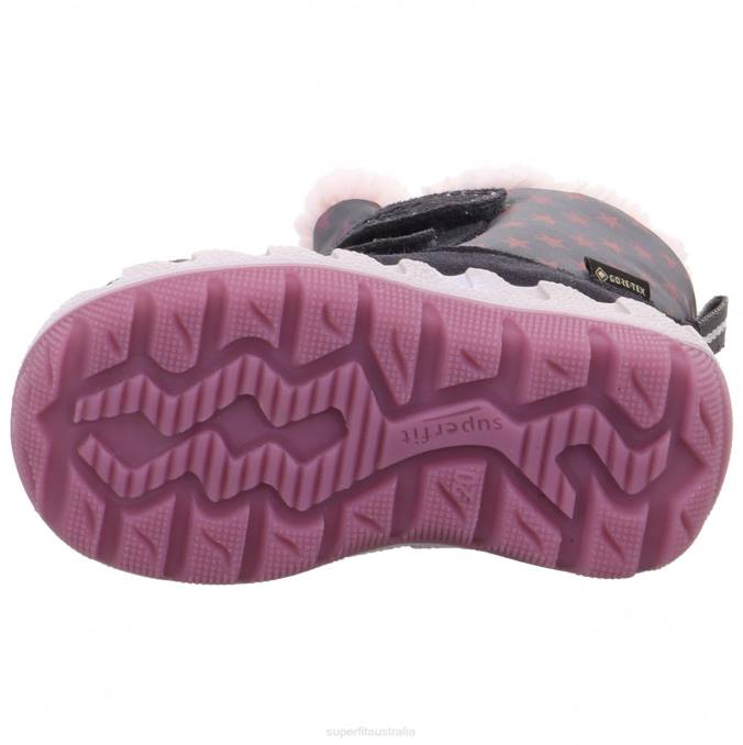 Superfit Grey/Pink Babies ICEBIRD - Boot with Velcro Fastener Z6Z8484