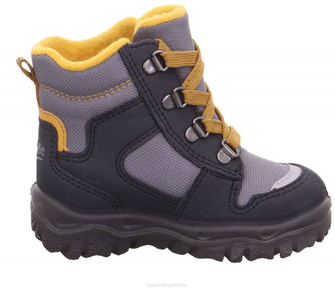 Superfit Grey/Yellow Babies HUSKY1 - Boot with Lacing Z6Z8458