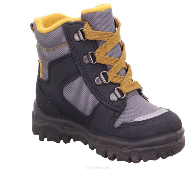 Superfit Grey/Yellow Babies HUSKY1 - Boot with Lacing Z6Z8458