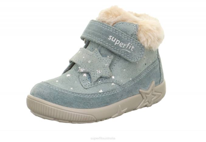 Superfit Light Green Babies STARLIGHT - Boot with Velcro Fastener Z6Z8508