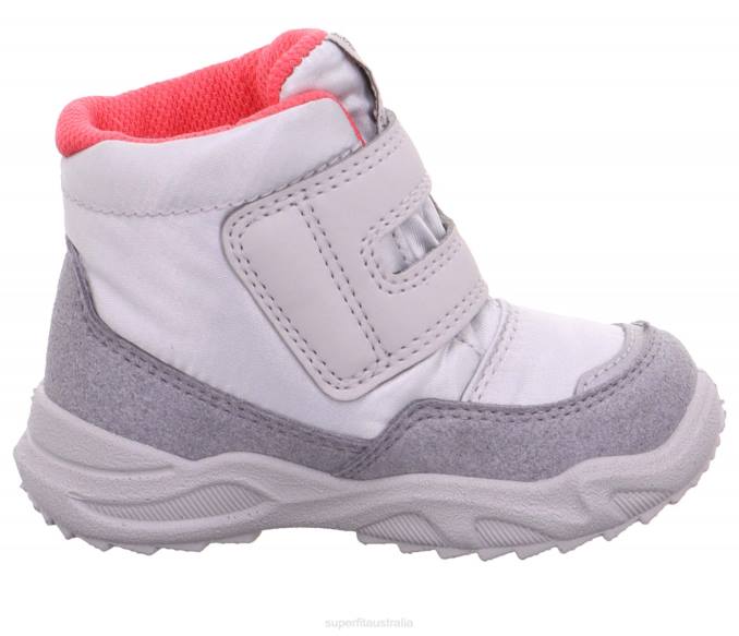 Superfit Light Grey/Pink Babies GLACIER - Boot with Velcro Fastener Z6Z8467