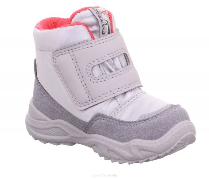 Superfit Light Grey/Pink Babies GLACIER - Boot with Velcro Fastener Z6Z8467