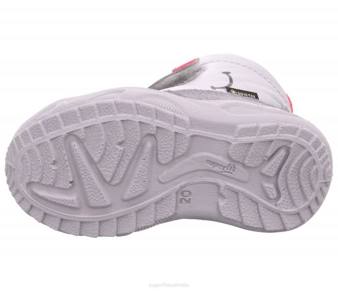 Superfit Light Grey/Pink Babies GLACIER - Boot with Velcro Fastener Z6Z8467