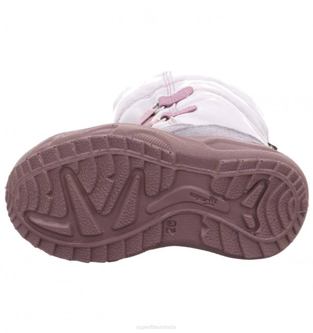 Superfit Light Grey/Purple Babies GLACIER - Boot with Lacing Z6Z8498