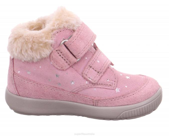 Superfit Pink Babies STARLIGHT - Boot with Velcro Fastener Z6Z8510