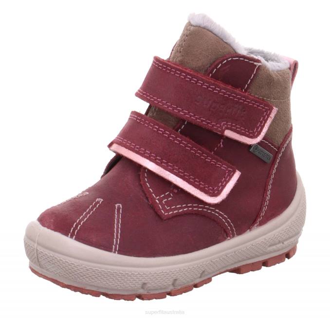 Superfit Pink/Grey Babies GROOVY - Boot with Velcro Fastener Z6Z8450