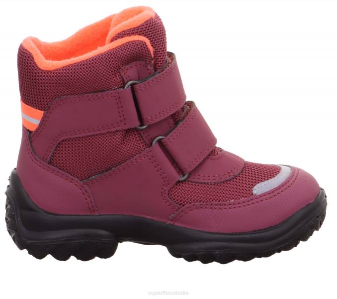 Superfit Pink/Orange Babies SNOWCAT - Boot with Velcro Fastener Z6Z8442