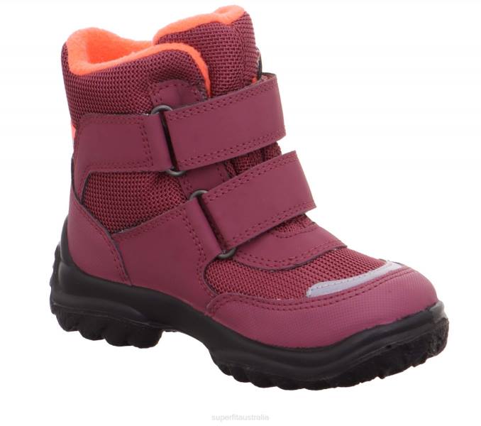 Superfit Pink/Orange Babies SNOWCAT - Boot with Velcro Fastener Z6Z8442