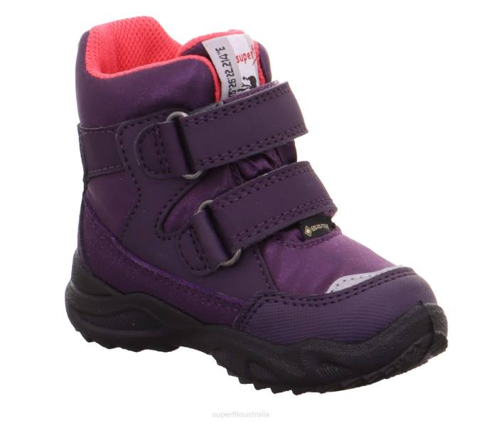 Superfit Purple/Pink Babies GLACIER - Boot with Velcro Fastener Z6Z8440