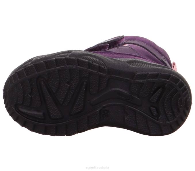 Superfit Purple/Pink Babies GLACIER - Boot with Velcro Fastener Z6Z8440