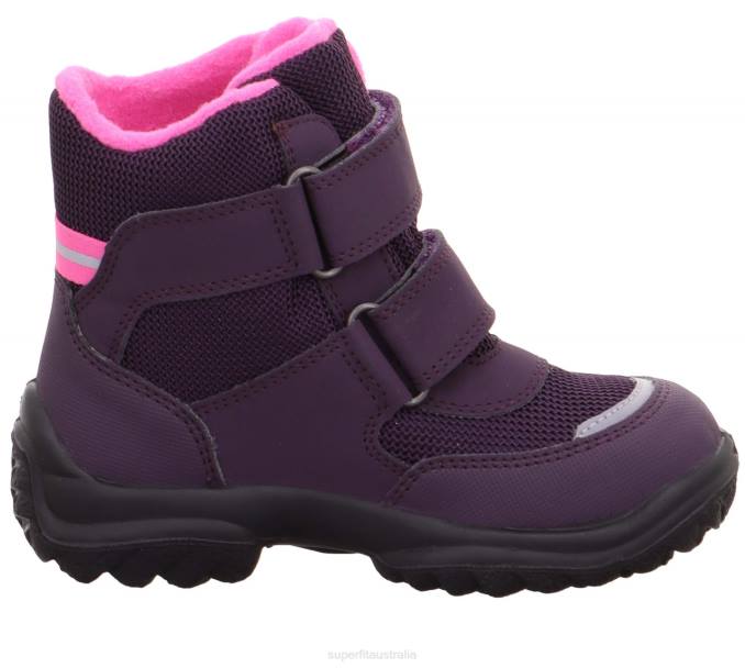 Superfit Purple/Pink Babies SNOWCAT - Boot with Velcro Fastener Z6Z8485