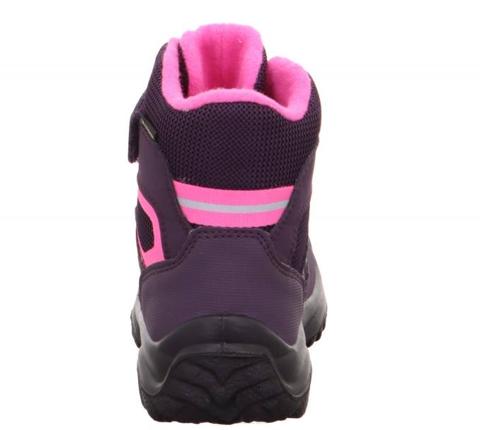 Superfit Purple/Pink Babies SNOWCAT - Boot with Velcro Fastener Z6Z8485