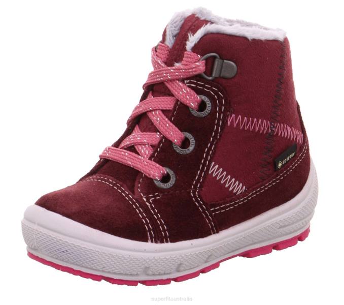 Superfit Red/Pink Babies GROOVY - Boot with Lacing Z6Z8461