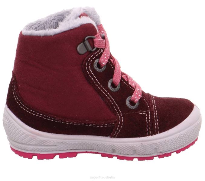 Superfit Red/Pink Babies GROOVY - Boot with Lacing Z6Z8461