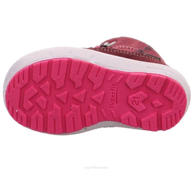 Superfit Red/Pink Babies GROOVY - Boot with Lacing Z6Z8461