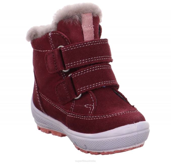 Superfit Red/Pink Babies GROOVY - Boot with Velcro Fastener Z6Z8466