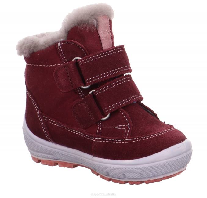 Superfit Red/Pink Babies GROOVY - Boot with Velcro Fastener Z6Z8466