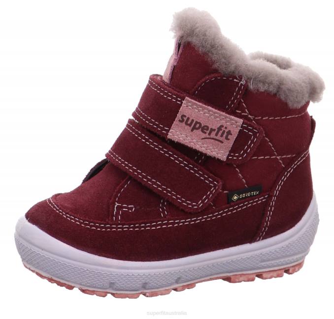 Superfit Red/Pink Babies GROOVY - Boot with Velcro Fastener Z6Z8466