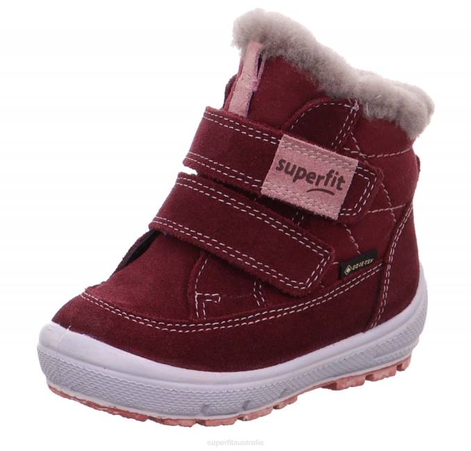 Superfit Red/Pink Babies GROOVY - Boot with Velcro Fastener Z6Z8466