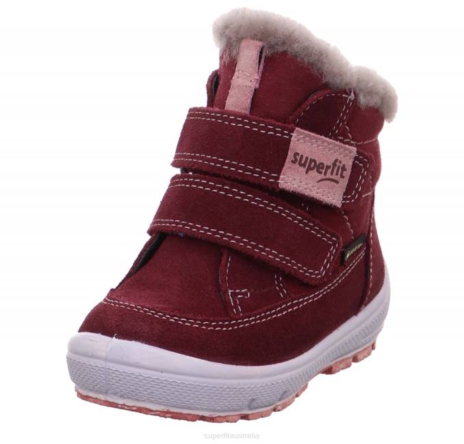 Superfit Red/Pink Babies GROOVY - Boot with Velcro Fastener Z6Z8466