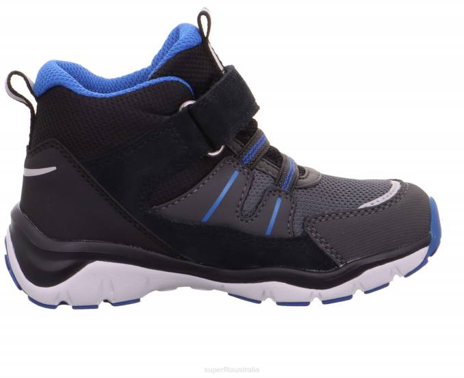 Superfit Black/Blue Babies SPORT5 - Sneakers high with Velcro Fastener Z6Z8408