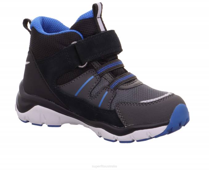 Superfit Black/Blue Babies SPORT5 - Sneakers high with Velcro Fastener Z6Z8408