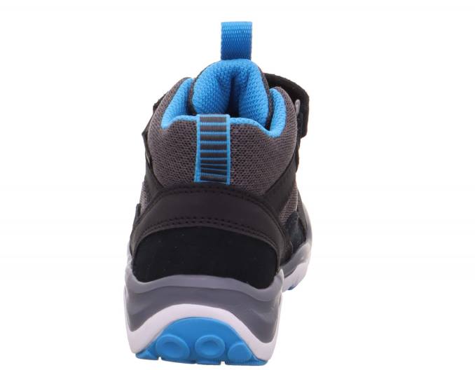 Superfit Black/Light Blue Babies SPORT5 - Sneakers high with Velcro Fastener Z6Z8416