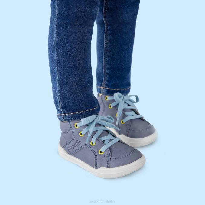 Superfit Blue/Light Blue Babies SUPERFREE - Sneakers high with Lacing Z6Z8301