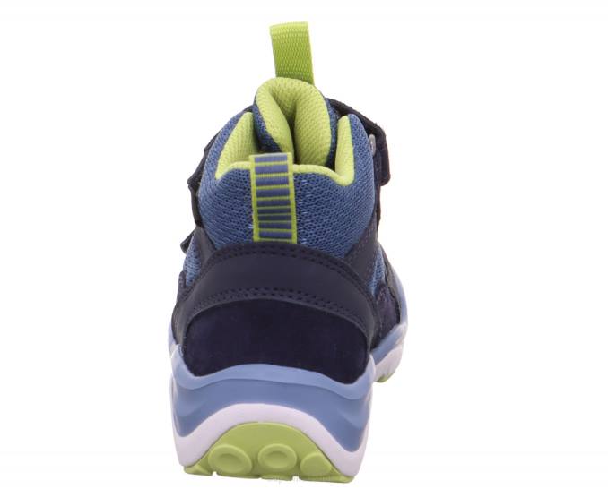 Superfit Blue/Light Green Babies SPORT5 - Sneakers high with Velcro Fastener Z6Z8383