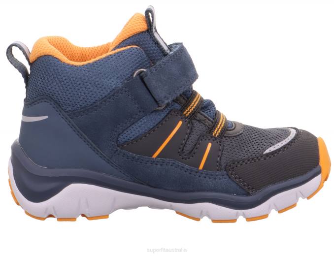 Superfit Blue/Orange Babies SPORT5 - Sneakers high with Velcro Fastener Z6Z8406