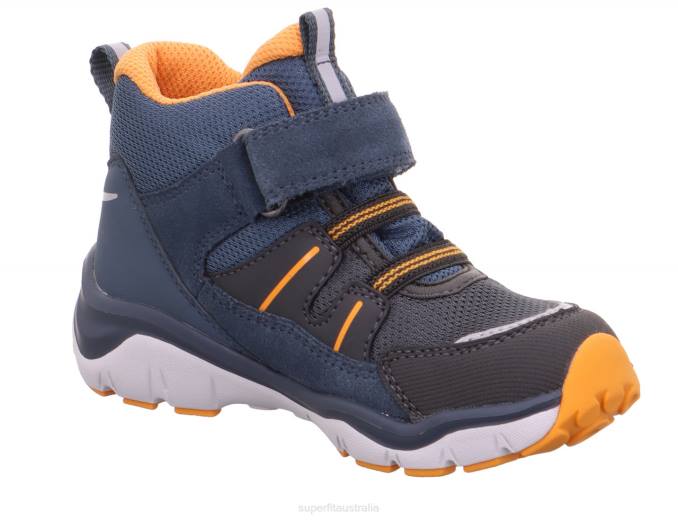 Superfit Blue/Orange Babies SPORT5 - Sneakers high with Velcro Fastener Z6Z8406