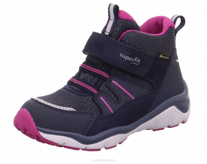 Superfit Blue/Pink Babies SPORT5 - Sneakers high with Velcro Fastener Z6Z8388