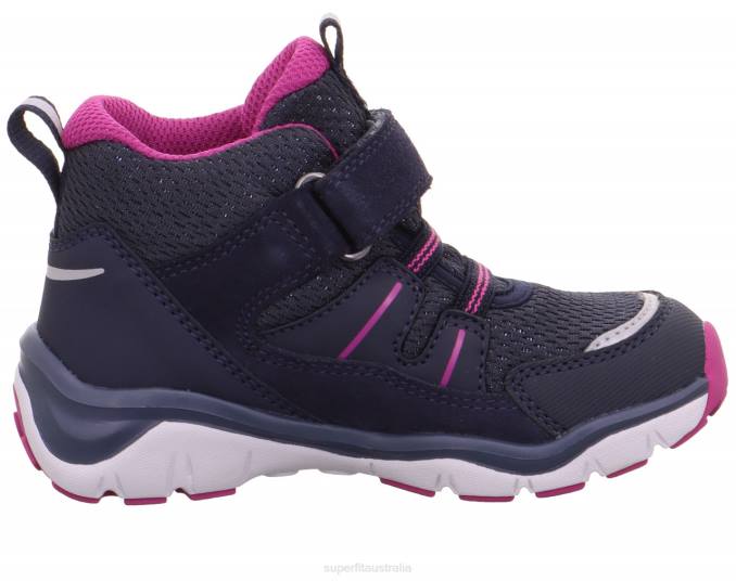 Superfit Blue/Pink Babies SPORT5 - Sneakers high with Velcro Fastener Z6Z8388