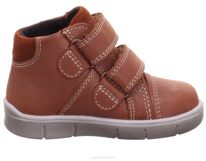 Superfit Brown Babies ULLI - Sneakers high with Velcro Fastener Z6Z8426