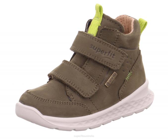 Superfit Green Babies BREEZE - Sneakers high with Velcro Fastener Z6Z8417