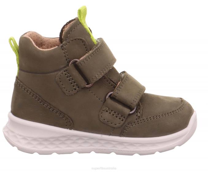 Superfit Green Babies BREEZE - Sneakers high with Velcro Fastener Z6Z8417