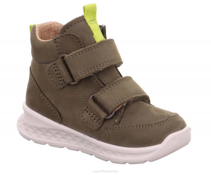 Superfit Green Babies BREEZE - Sneakers high with Velcro Fastener Z6Z8417