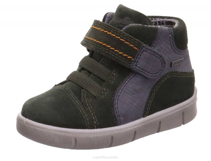 Superfit Green Babies ULLI - Sneakers high with Velcro Fastener Z6Z8431