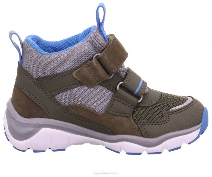 Superfit Green/Light Blue Babies SPORT5 - Sneakers high with Velcro Fastener Z6Z8387