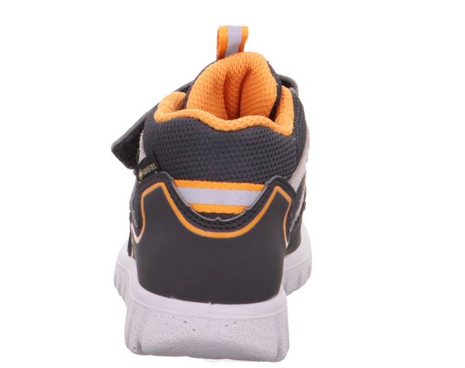 Superfit Grey/Orange Babies SPORT7 MINI - Sneakers high with Velcro Fastener Z6Z8365