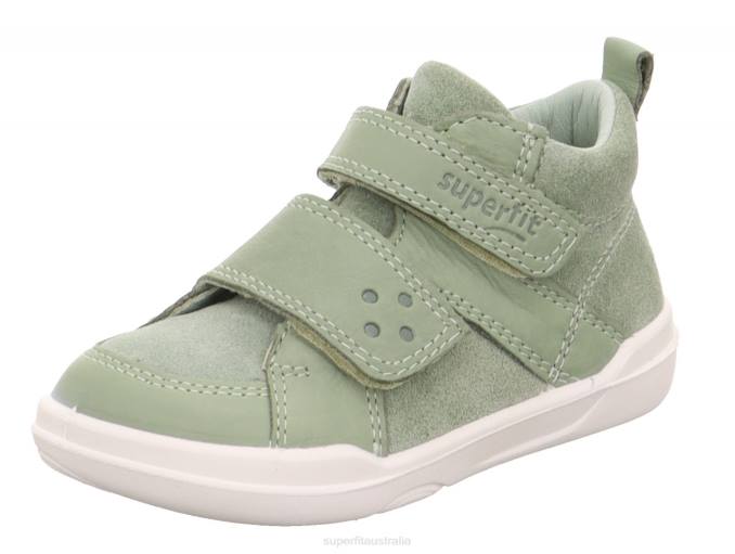 Superfit Light Green Babies SUPERFREE - Sneakers high with Velcro Fastener Z6Z8298