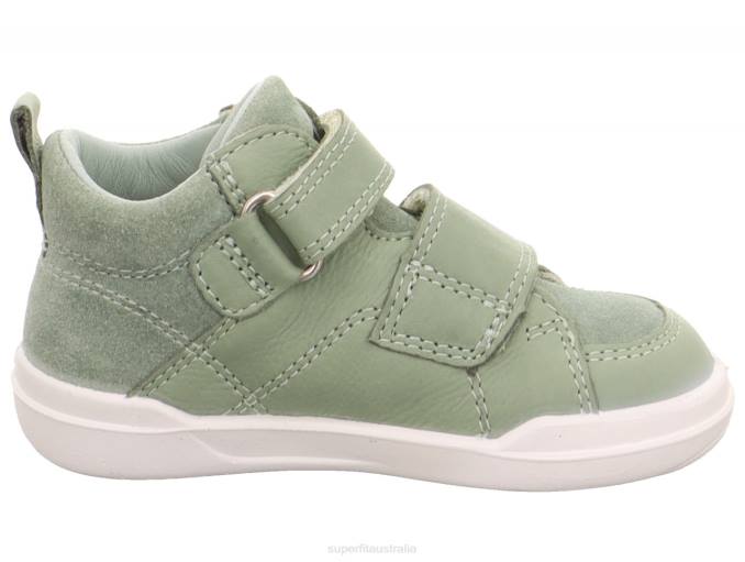 Superfit Light Green Babies SUPERFREE - Sneakers high with Velcro Fastener Z6Z8298