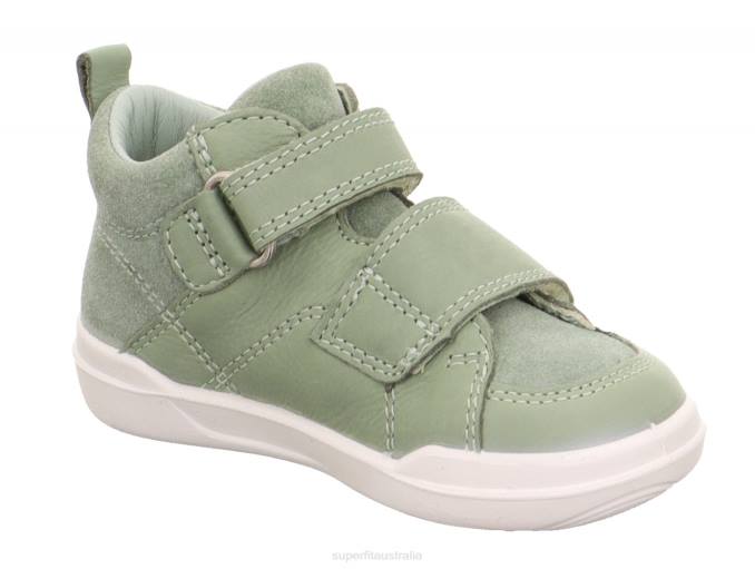 Superfit Light Green Babies SUPERFREE - Sneakers high with Velcro Fastener Z6Z8298