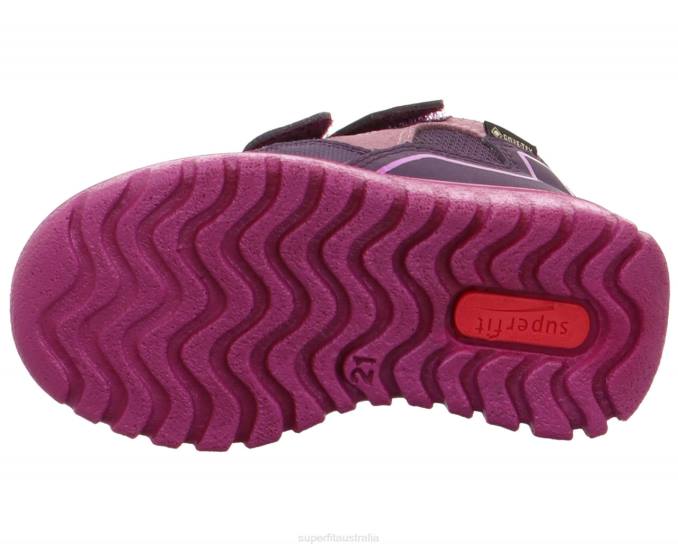 Superfit Purple/Pink Babies SPORT7 MINI - Sneakers high with Velcro Fastener Z6Z8368