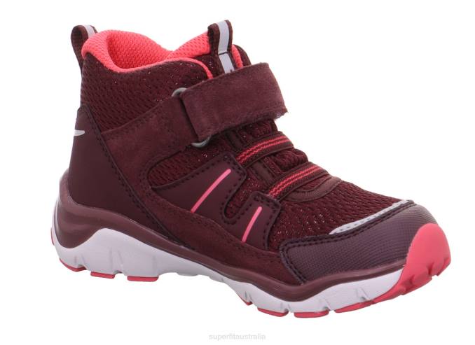 Superfit Red/Pink Babies SPORT5 - Sneakers high with Velcro Fastener Z6Z8403