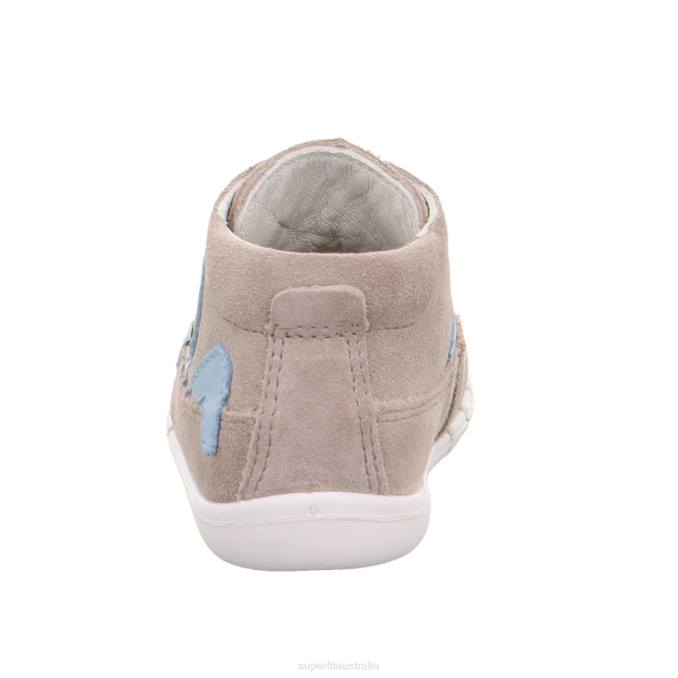 Superfit Beige/Blue Babies FLEXY - Sneakers low with Lacing Z6Z8335