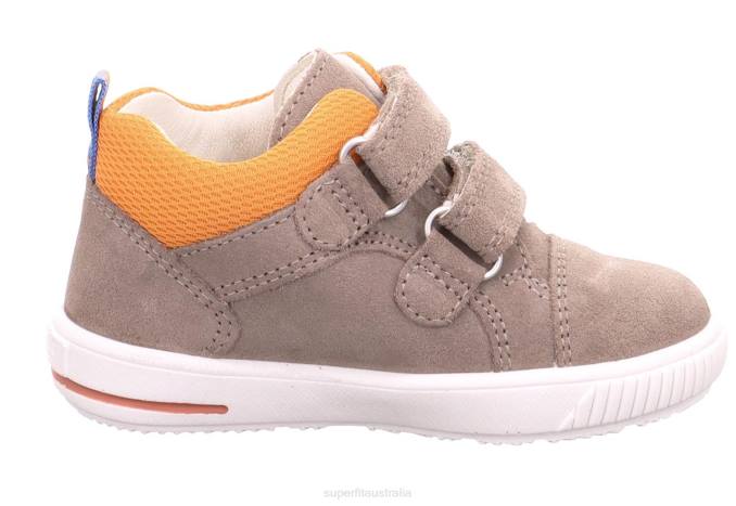 Superfit Beige/Orange Babies MOPPY - Sneakers low with Velcro Fastener Z6Z8294