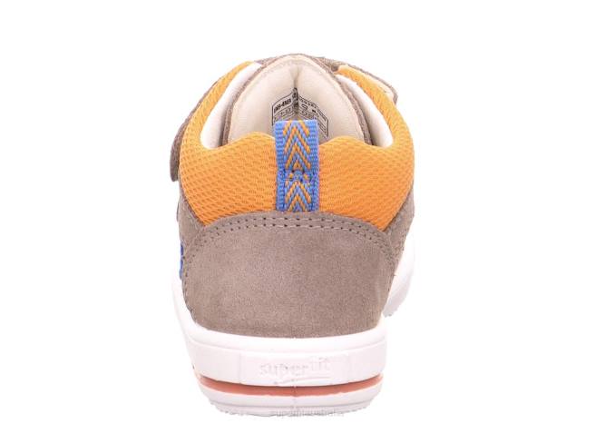 Superfit Beige/Orange Babies MOPPY - Sneakers low with Velcro Fastener Z6Z8294