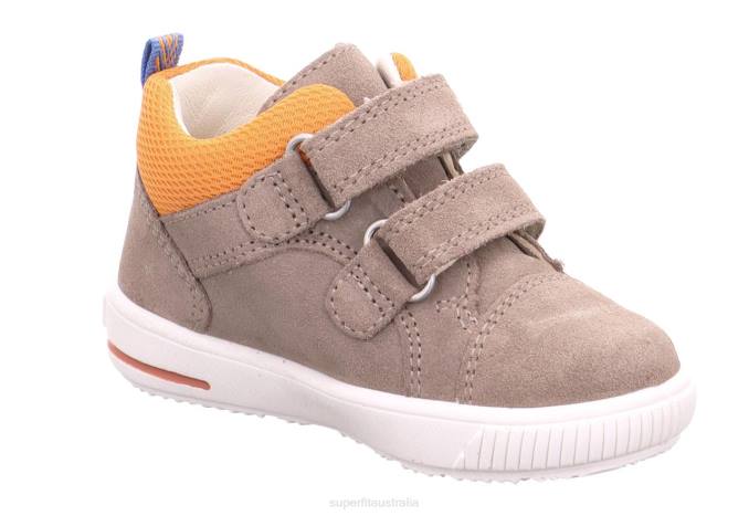 Superfit Beige/Orange Babies MOPPY - Sneakers low with Velcro Fastener Z6Z8294