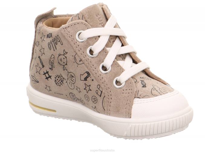 Superfit Beige/White Babies MOPPY - Sneakers low with Zip Z6Z8257